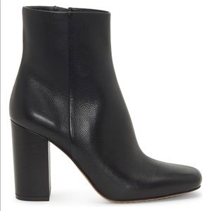 Vince Camuto Black Leather Bootie